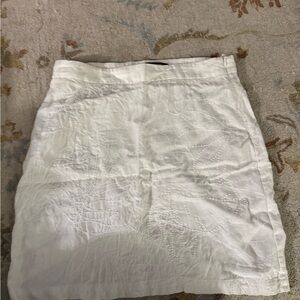Tommy Bahama Cream Ruched Pencil Skirt Mini